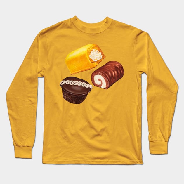 Hostess Cakes Long Sleeve T-Shirt by KellyGilleran